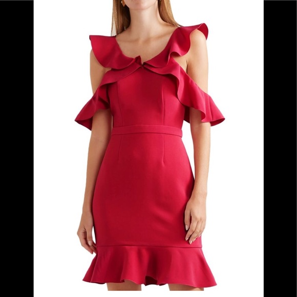 Rachel Zoe Cold Shoulder Mini Dress - Picture 4 of 5